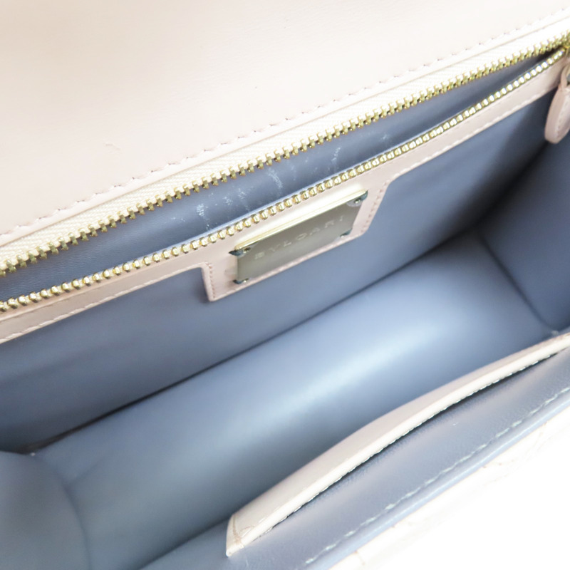 粉膚色 皮革 Serpenti Forever 肩背包【BVLGARI 寶格麗】 287731-4