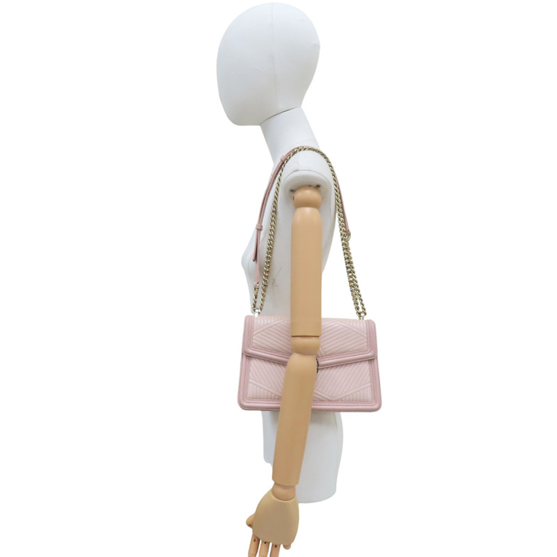 粉膚色 皮革 Serpenti Forever 肩背包【BVLGARI 寶格麗】 287731-6