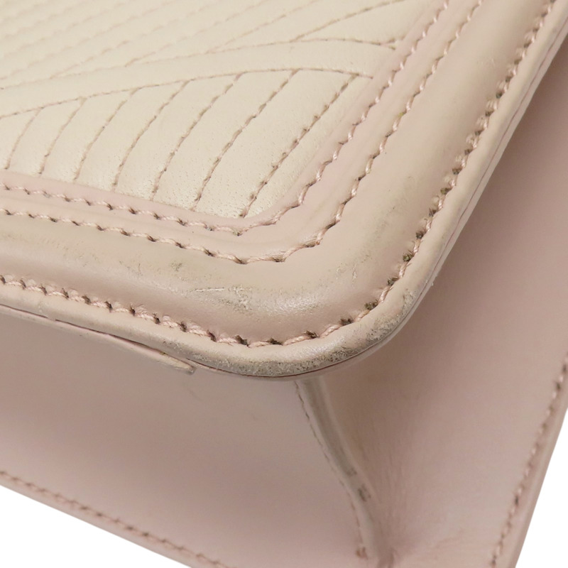 粉膚色 皮革 Serpenti Forever 肩背包【BVLGARI 寶格麗】 287731-9