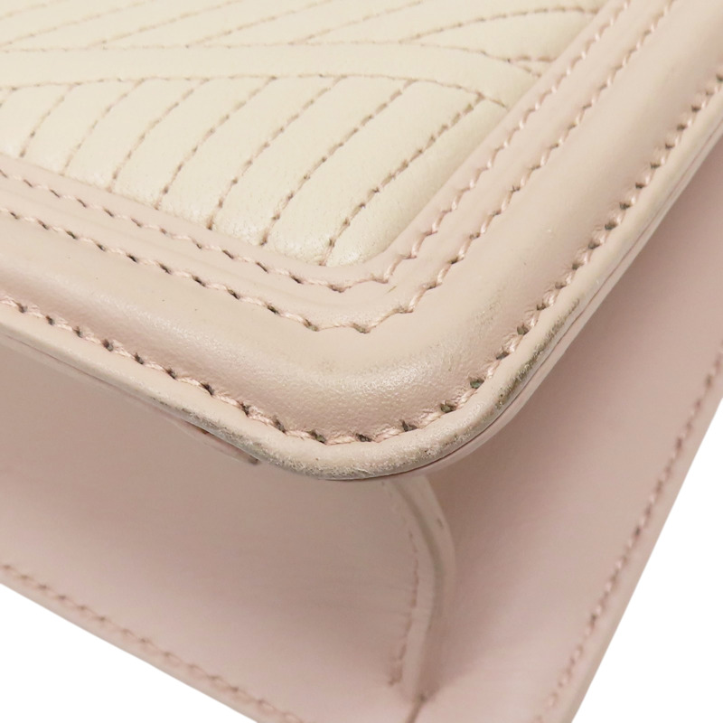 粉膚色 皮革 Serpenti Forever 肩背包【BVLGARI 寶格麗】 287731-11