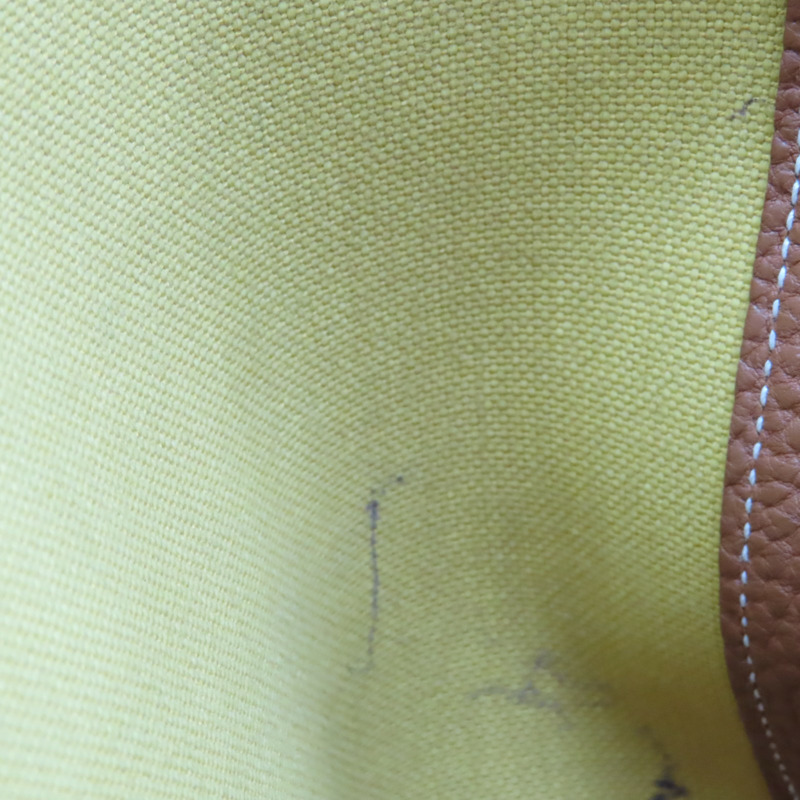 青檸色 TC牛皮 帆布 Garden Party 30 肩背包 Z刻【HERMES 愛馬仕】 H069573CK-16