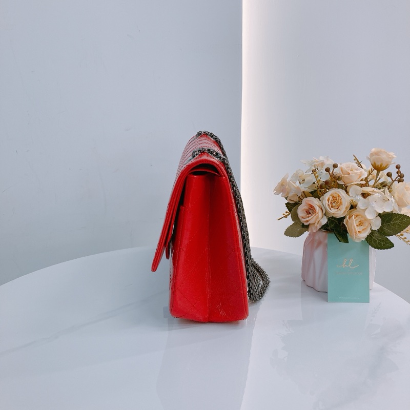 MS0568 CHANEL 香奈兒大號2.55扣翻蓋式鏈帶包包CLASSIC REISSUE 2.55 JUMBO AGED CALFSKIN-5