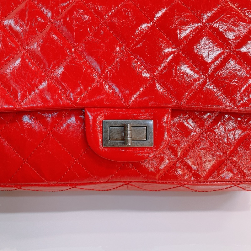 MS0568 CHANEL 香奈兒大號2.55扣翻蓋式鏈帶包包CLASSIC REISSUE 2.55 JUMBO AGED CALFSKIN-18