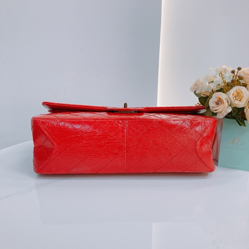 MS0568 CHANEL 香奈兒大號2.55扣翻蓋式鏈帶包包CLASSIC REISSUE 2.55 JUMBO AGED CALFSKIN-29