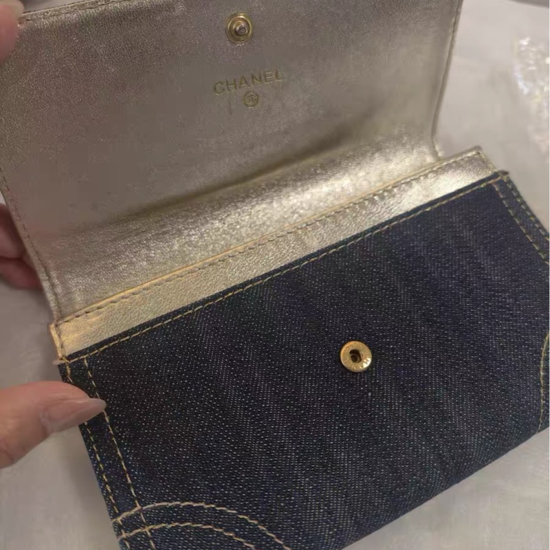 【96新 ✨ 全網最低價!】Chanel Woc mini 稀有絕版牛仔金屬色鏈條斜挎包 春夏必備(下單前先詢問庫存❗️)-2