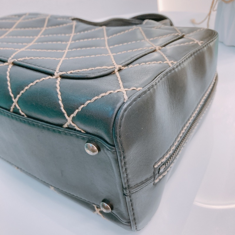 MS0569 CHANEL 香奈兒經典車線菱格保齡球包包WILD STITCH BOSTON BAG CALFSKIN-9