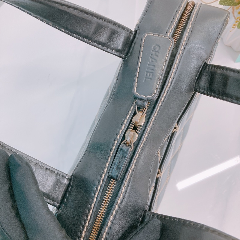 MS0569 CHANEL 香奈兒經典車線菱格保齡球包包WILD STITCH BOSTON BAG CALFSKIN-13