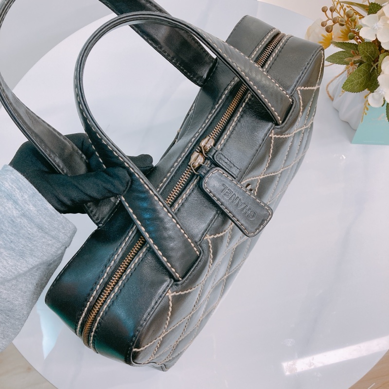 MS0569 CHANEL 香奈兒經典車線菱格保齡球包包WILD STITCH BOSTON BAG CALFSKIN-20