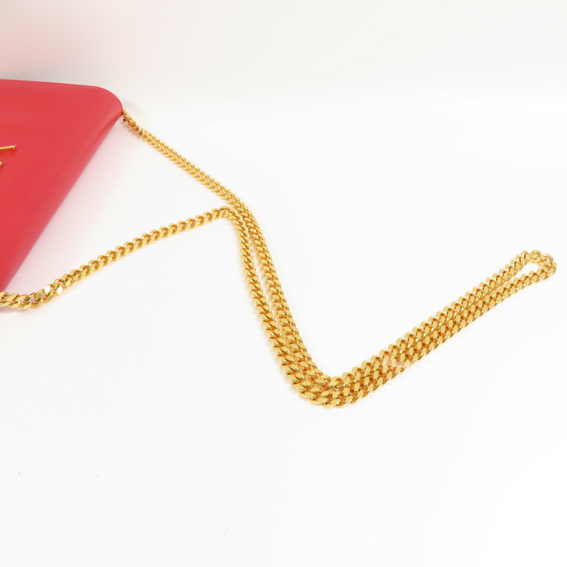 YVES SAINT LAURENT 牛皮皮革Kate Medium金扣鏈帶肩背袋-4