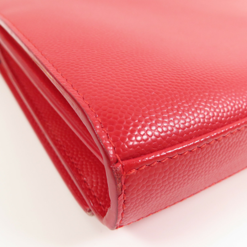 YVES SAINT LAURENT 牛皮皮革Kate Medium金扣鏈帶肩背袋-8