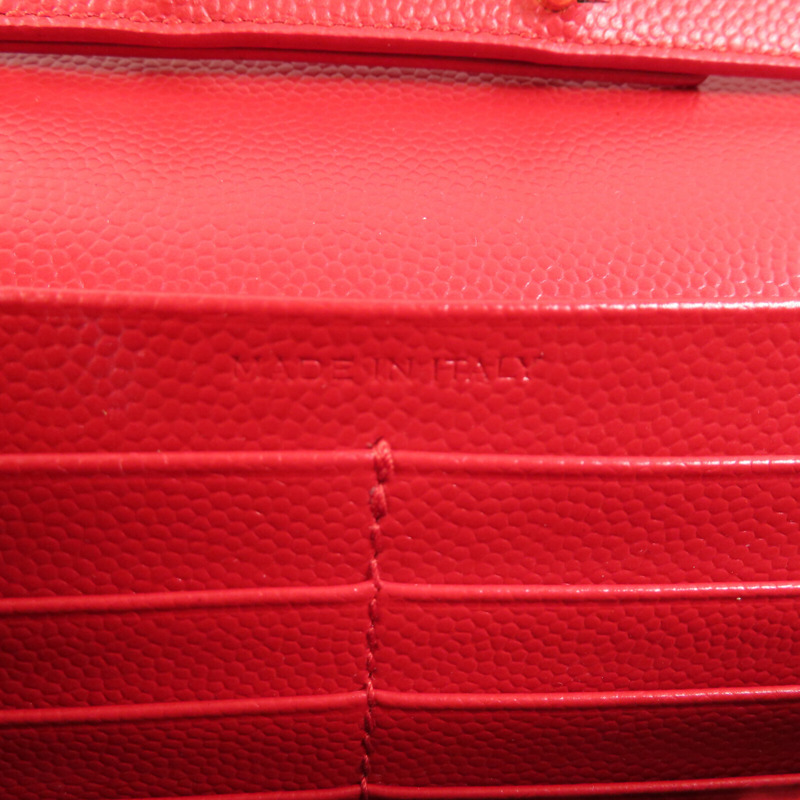 YVES SAINT LAURENT 牛皮皮革Kate Medium金扣鏈帶肩背袋-17