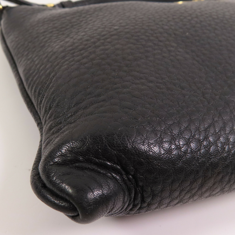 PRADA 牛皮皮革Shoulder Bag金扣肩背袋-5