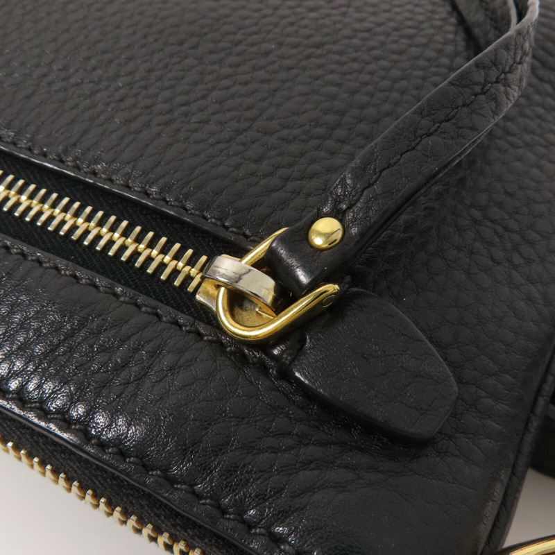 PRADA 牛皮皮革Shoulder Bag金扣肩背袋-10