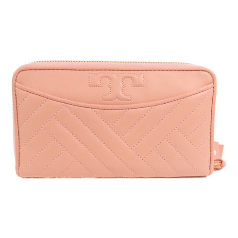 Tory Burch 牛皮皮革Round Long Wallet金扣長錢包