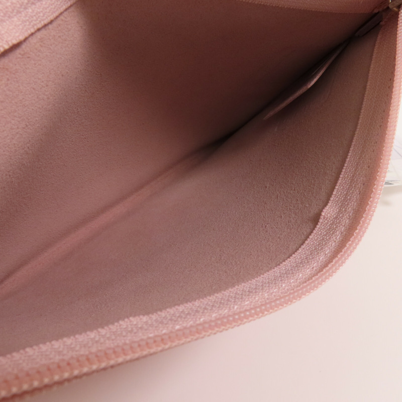 Longchamp 牛皮皮革Clutch銀扣手拿包-10