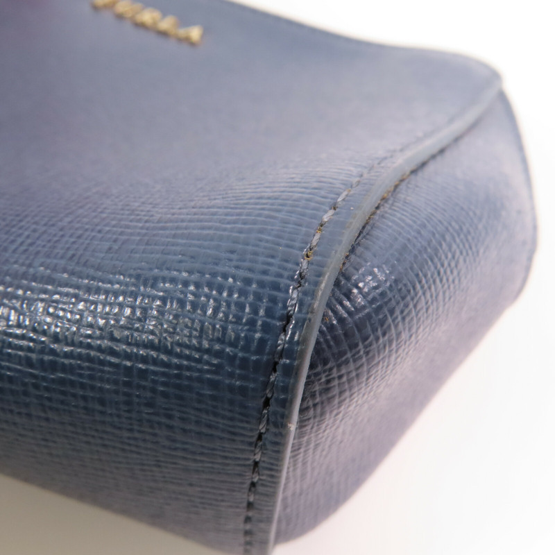 Furla 牛皮皮革Pouch金扣手拿包-5