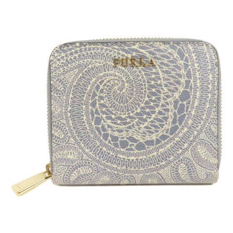 Longchamp 牛皮皮革Small Round Wallet金扣拉鏈短錢包