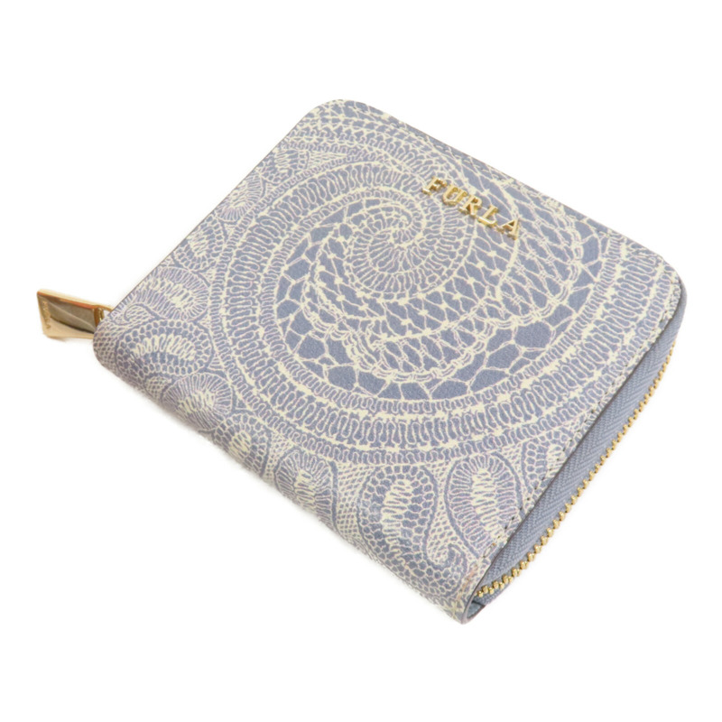 Longchamp 牛皮皮革Small Round Wallet金扣拉鏈短錢包-2