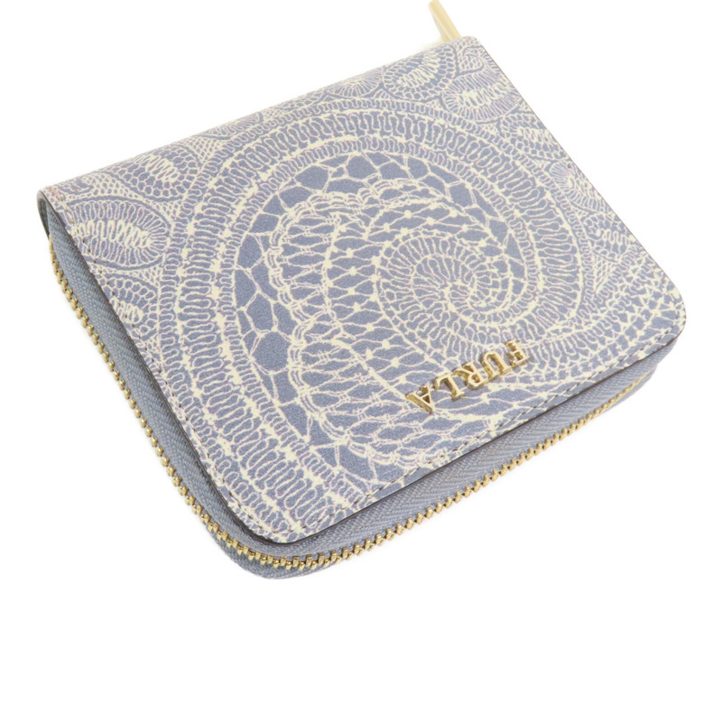 Longchamp 牛皮皮革Small Round Wallet金扣拉鏈短錢包-3