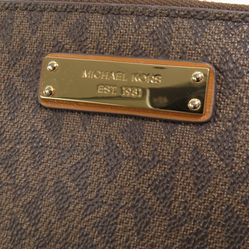 Michael Kors 塗層帆布Long Wallet金扣長錢包-5