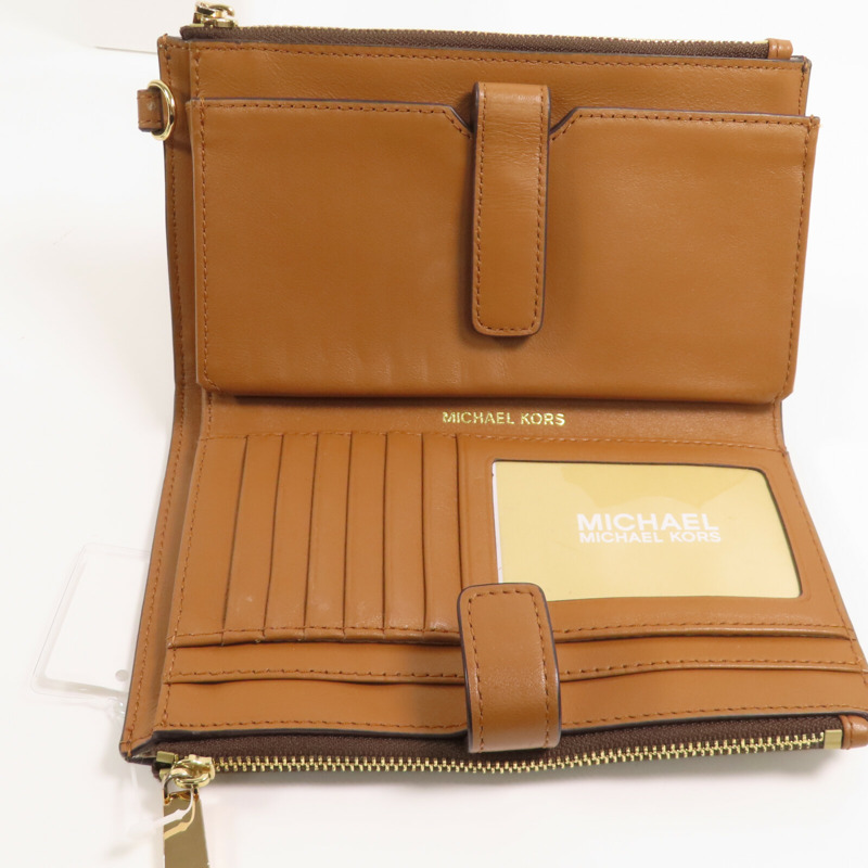 Michael Kors 塗層帆布Long Wallet金扣長錢包-7