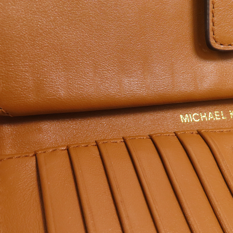 Michael Kors 塗層帆布Long Wallet金扣長錢包-9
