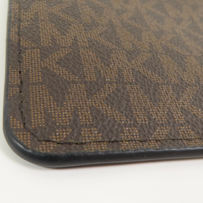 Michael Kors 塗層帆布Pouch金扣手拿包-4