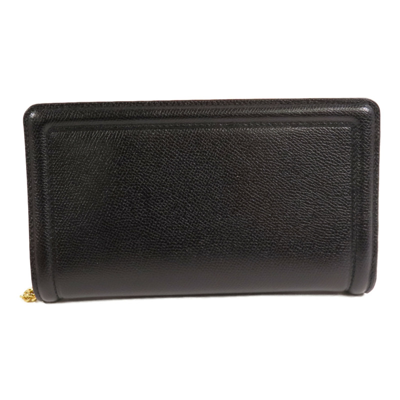 Salvatore Ferragamo 牛皮皮革Wallet On Chain金扣鏈帶肩背袋-1