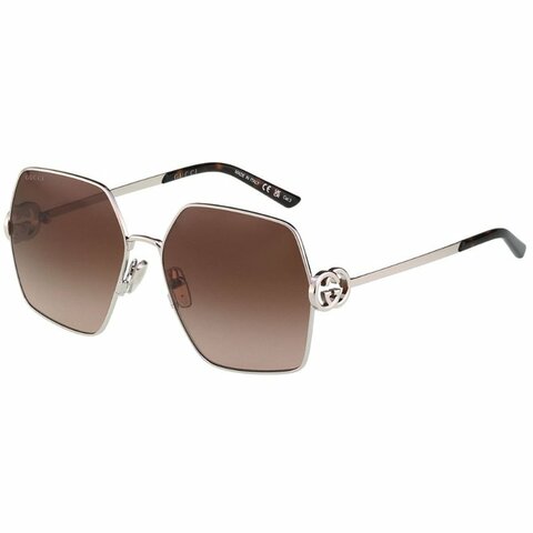 GUCCI 太陽眼鏡(銀色)