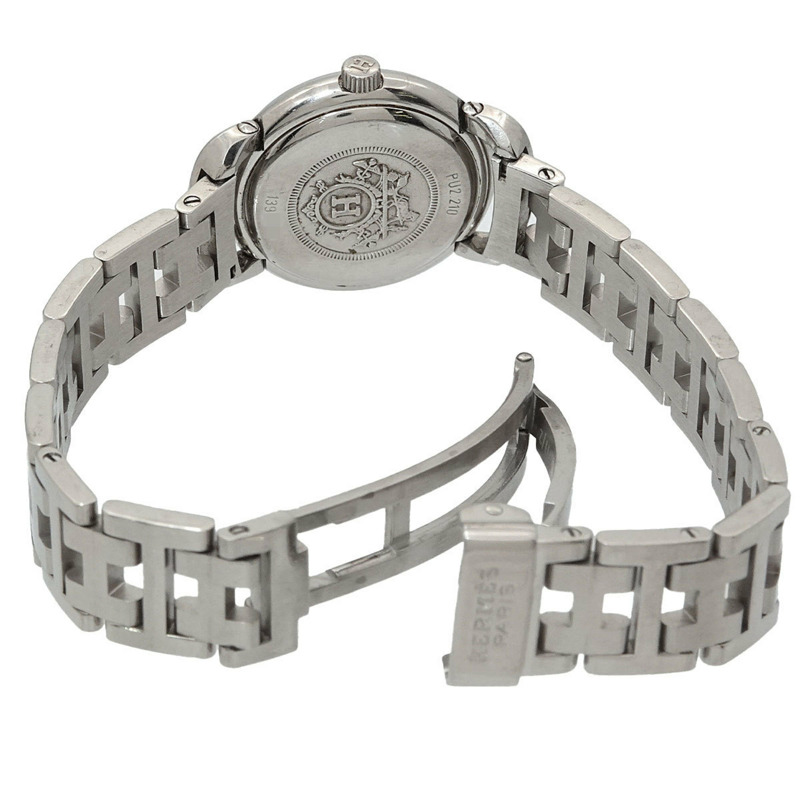 愛馬仕 Pullman PU2 210 女士腕錶,附日期顯示,灰色石英機芯-3