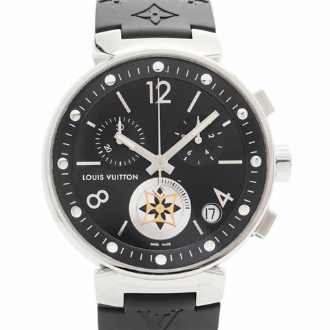 路易威登 Tambour Moonstar GM Q8D11 黑色錶盤男士腕錶