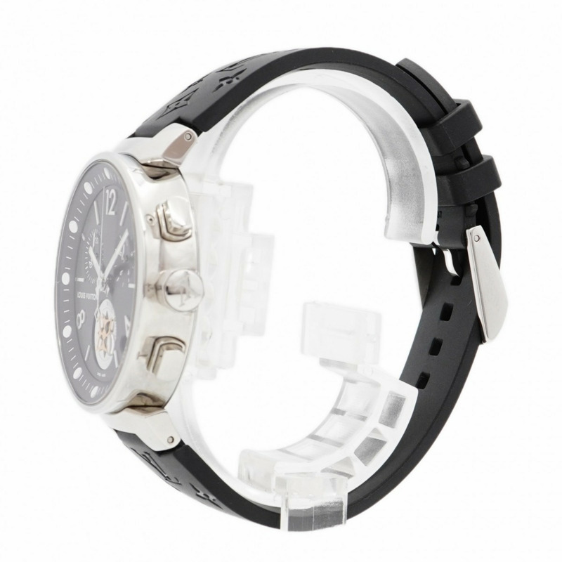 路易威登 Tambour Moonstar GM Q8D11 黑色錶盤男士腕錶-1