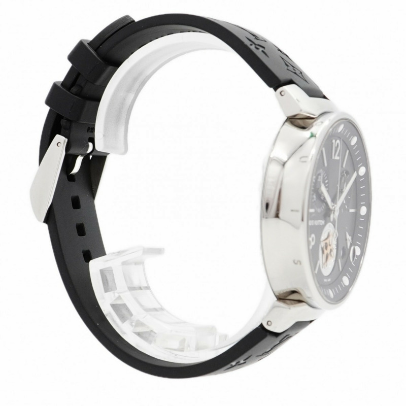 路易威登 Tambour Moonstar GM Q8D11 黑色錶盤男士腕錶-2