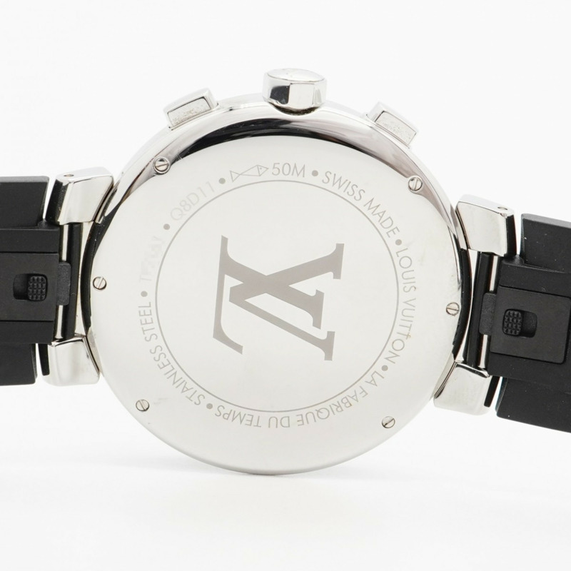 路易威登 Tambour Moonstar GM Q8D11 黑色錶盤男士腕錶-4