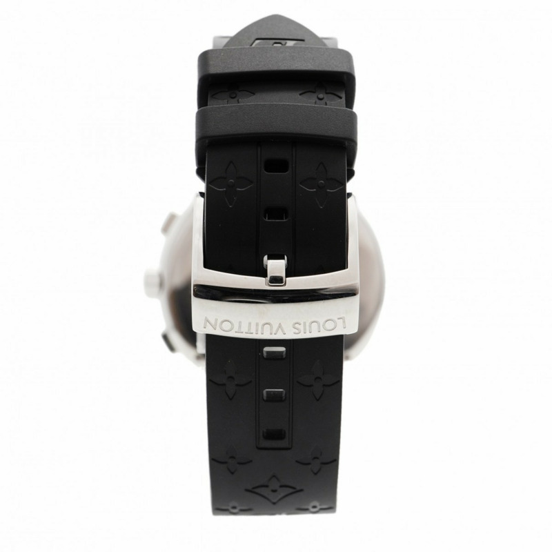 路易威登 Tambour Moonstar GM Q8D11 黑色錶盤男士腕錶-5