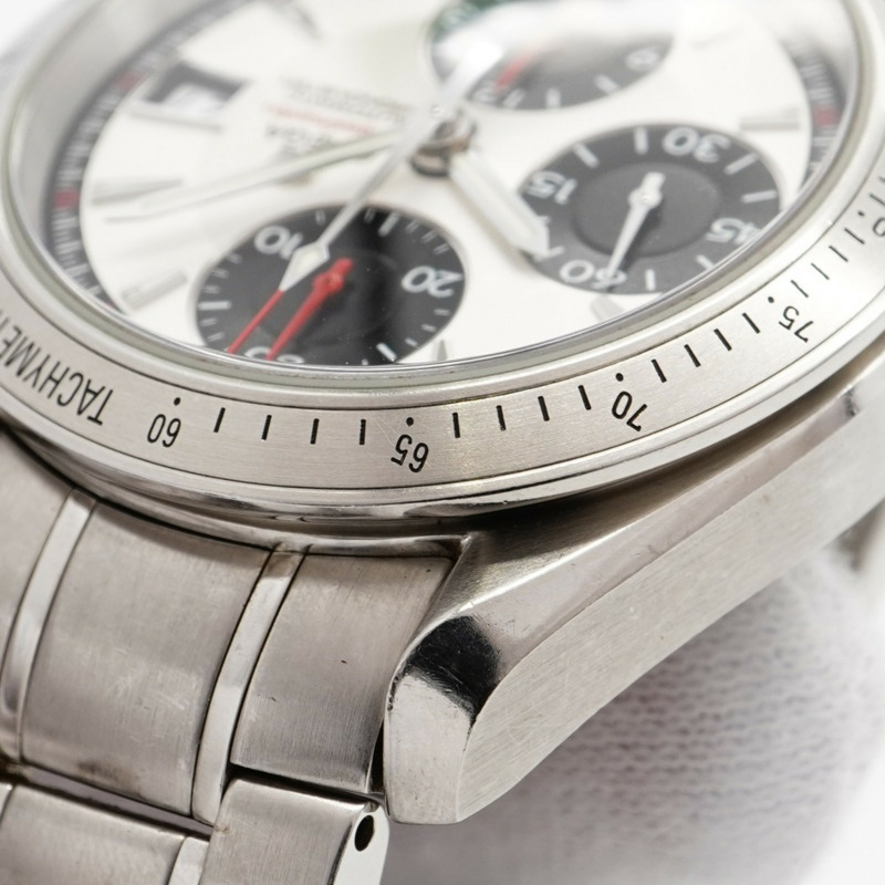 歐米茄超霸系列3211.31銀色錶盤男士腕錶-6