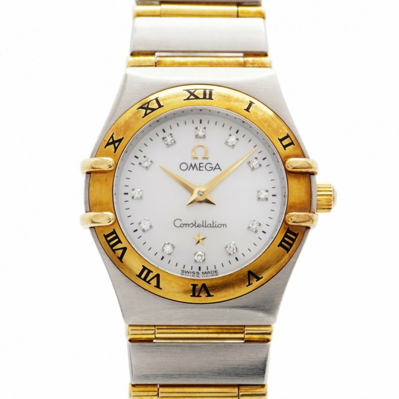 歐米茄星座系列 1262.75 白色錶盤女錶-0