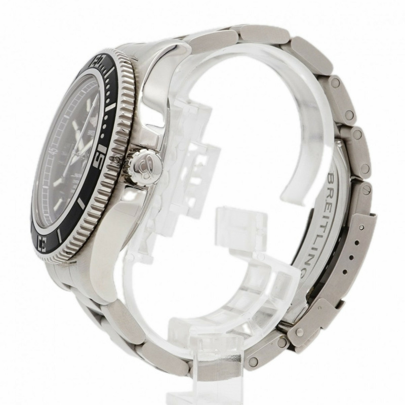 百年靈超級海洋44 A17391 黑色錶盤男士腕錶-1