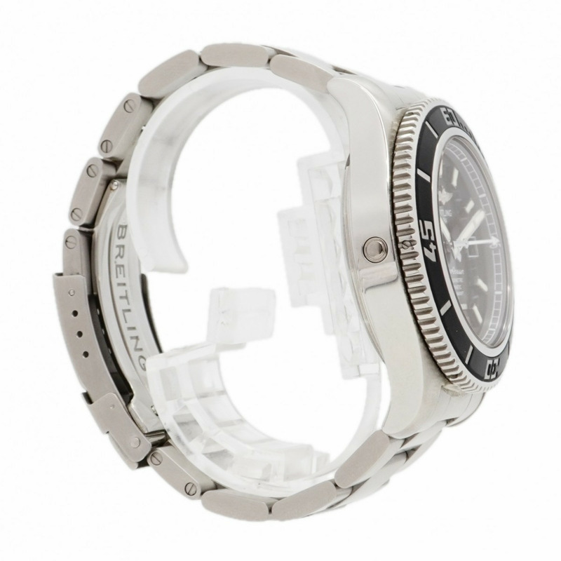 百年靈超級海洋44 A17391 黑色錶盤男士腕錶-2