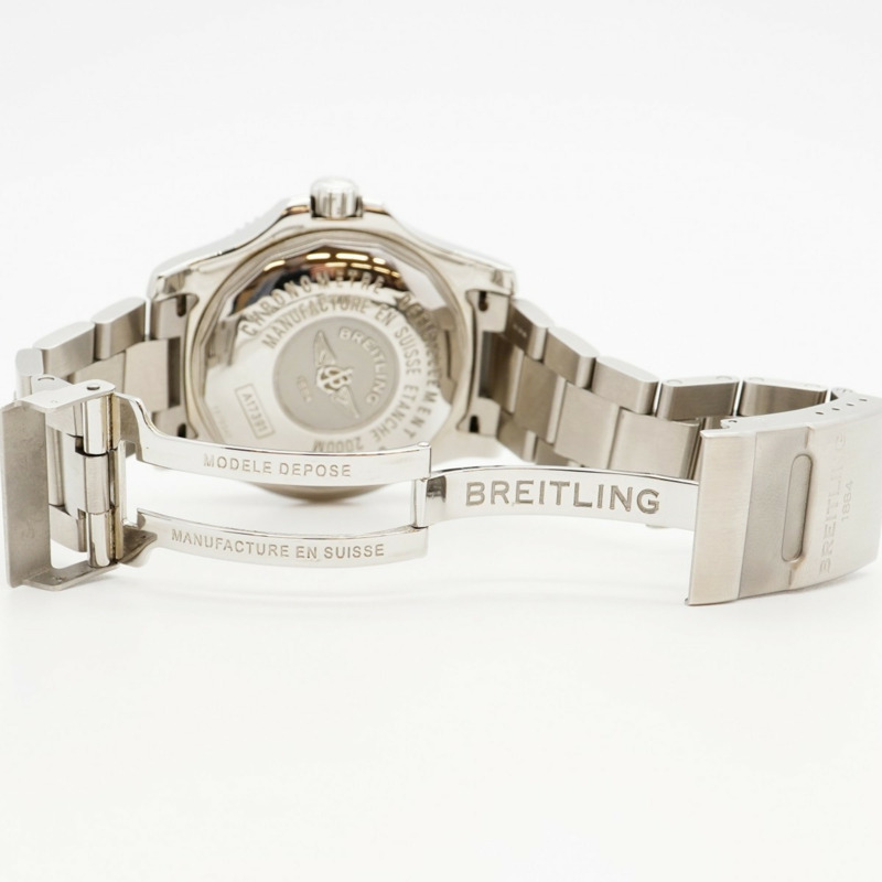 百年靈超級海洋44 A17391 黑色錶盤男士腕錶-3