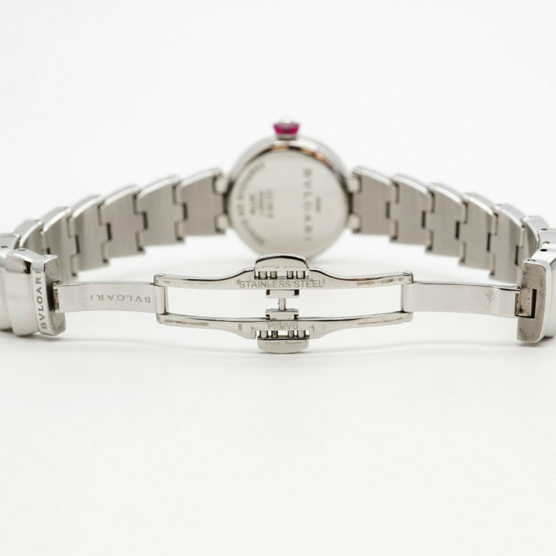 寶格麗 Lucea LU23S 黑色錶盤小姐腕錶-3