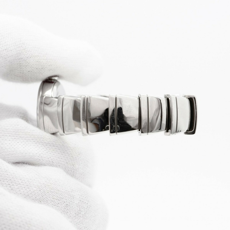 寶格麗 Lucea LU23S 黑色錶盤小姐腕錶-5