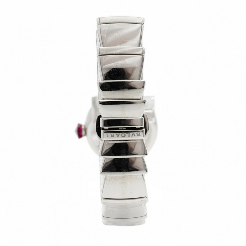 寶格麗 Lucea LU23S 黑色錶盤小姐腕錶-7