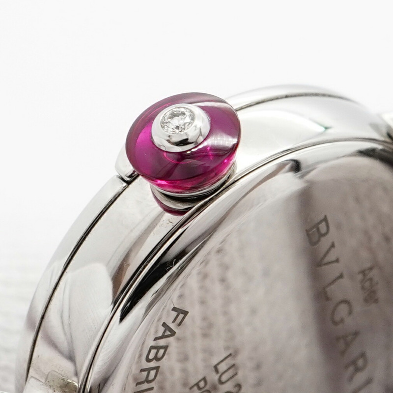 寶格麗 Lucea LU23S 黑色錶盤小姐腕錶-8