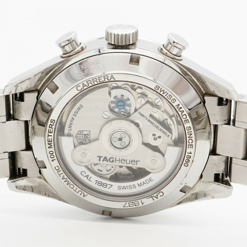 TAG Heuer 豪雅卡萊拉系列 CAR2111 銀色錶盤男士腕錶-5