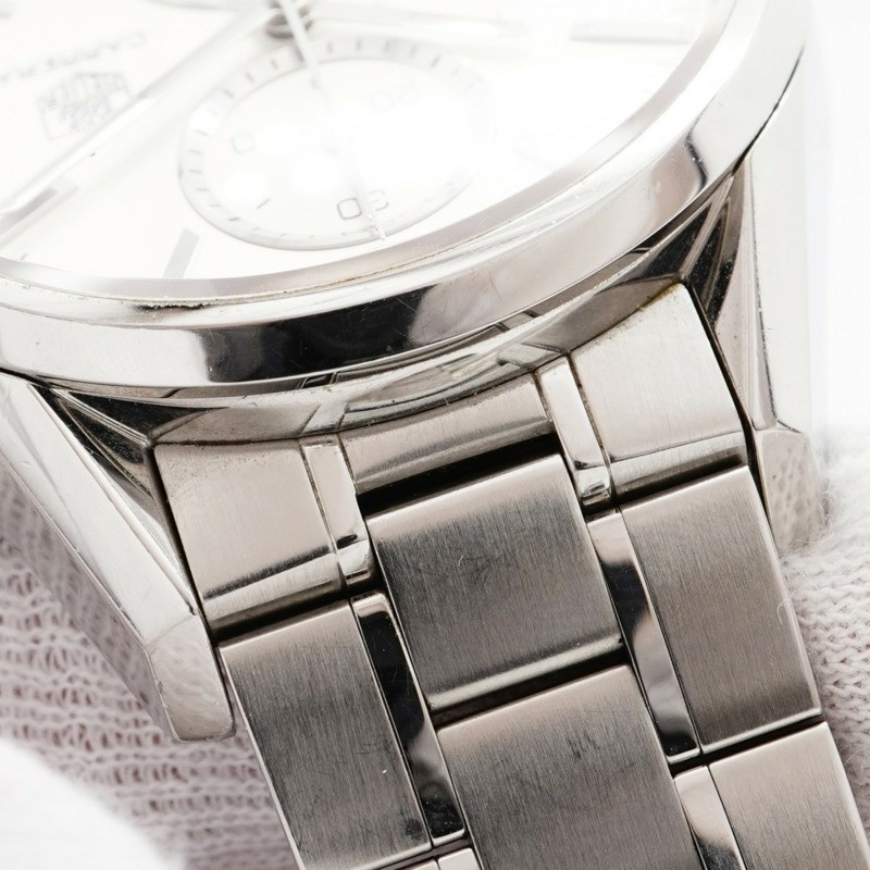 TAG Heuer 豪雅卡萊拉系列 CAR2111 銀色錶盤男士腕錶-8