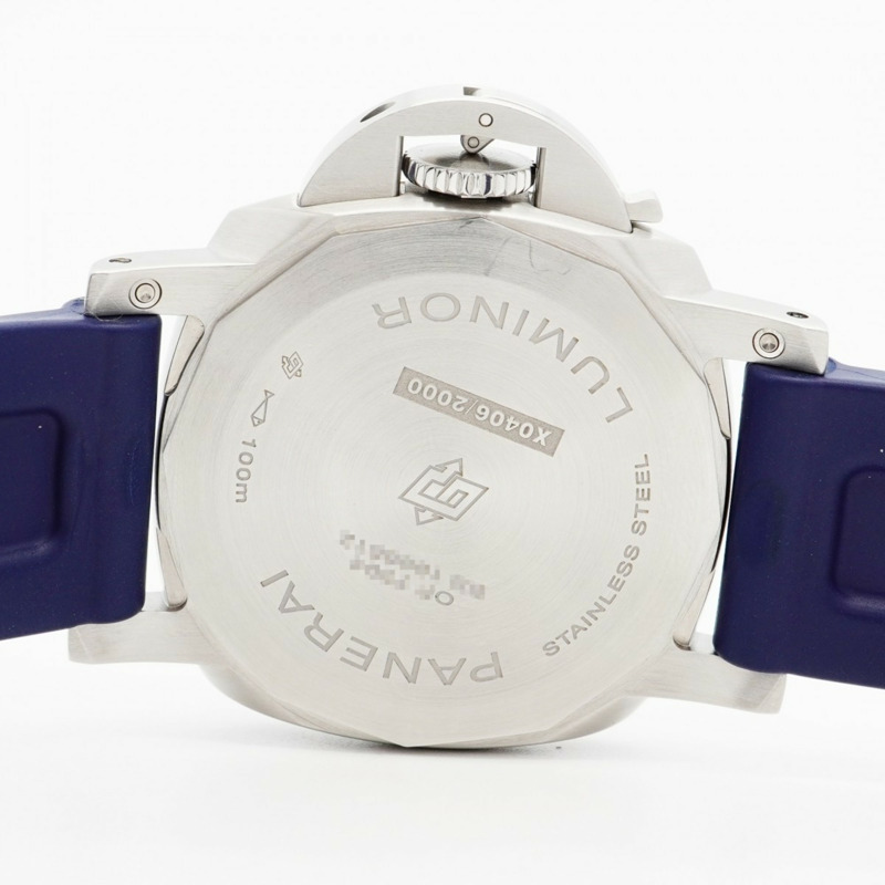 沛納海 Luminor Marina PAM01393 海軍藍錶盤男士腕錶-4