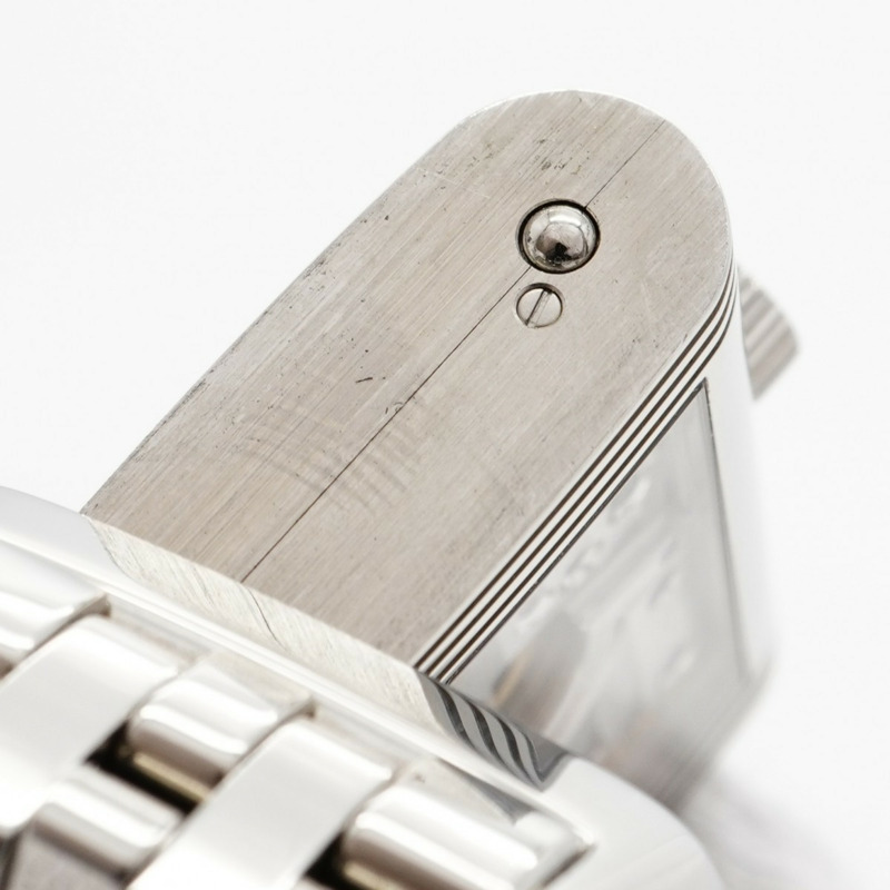 積家 Reverso Grand Date 240.8.15 銀色錶盤男士腕錶-8