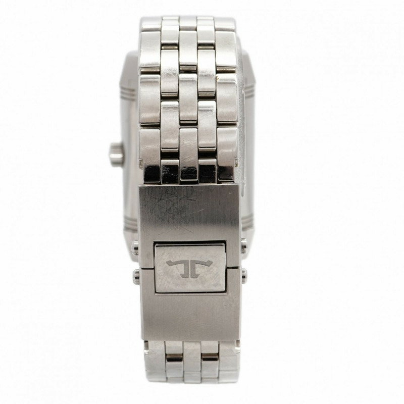 積家 Reverso Grand Date 240.8.15 銀色錶盤男士腕錶-10