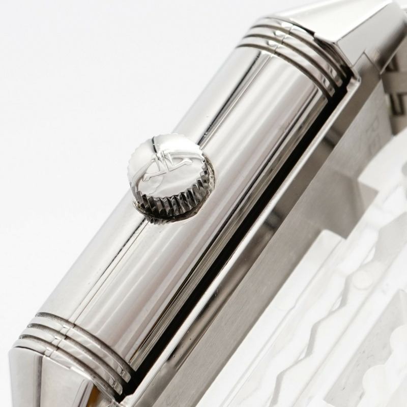 積家 Reverso Grand Date 240.8.15 銀色錶盤男士腕錶-11